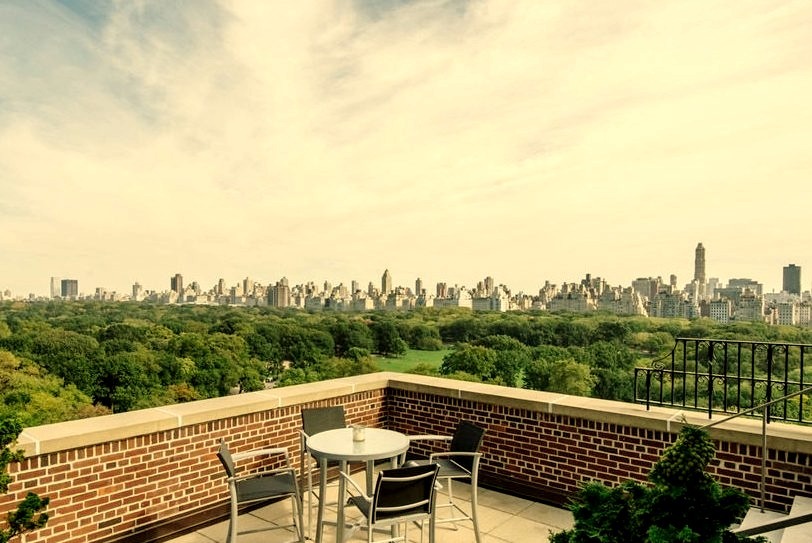 View of Manhattan From Outdoor Patio